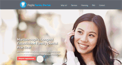 Desktop Screenshot of pagliafamilydental.com